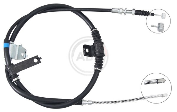 A.B.S.-OE K17542-OE Cable Pull, parking brake for HYUNDAI