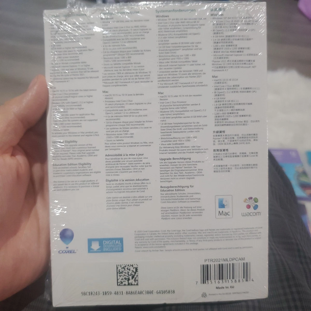Corel Painter 2021 Sealed Brand New PTR2021MLDPCAM