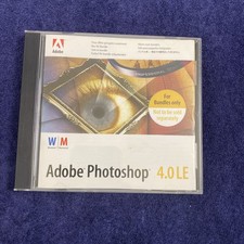 Adobe Photoshop 4.0 LE PC Mac 1997 Collector's Vintage Software