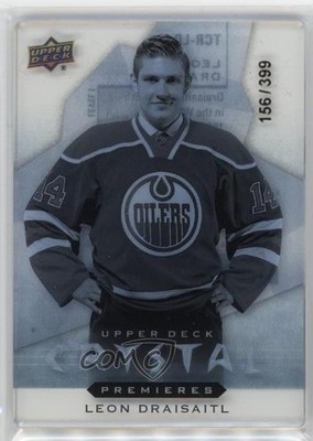 2014-15 Upper Deck Trilogy Crystal Rookies Tier 1 156/399 Leon Draisaitl RC 07vd
