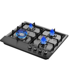 Gas Stove 4 Burner Propane Stove Portable Auto Ignition Gas Cooktop BBQ LPG camp