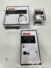 Delta Averland Towel Ring Toilet Paper Holder and Robe Hook Matte Black