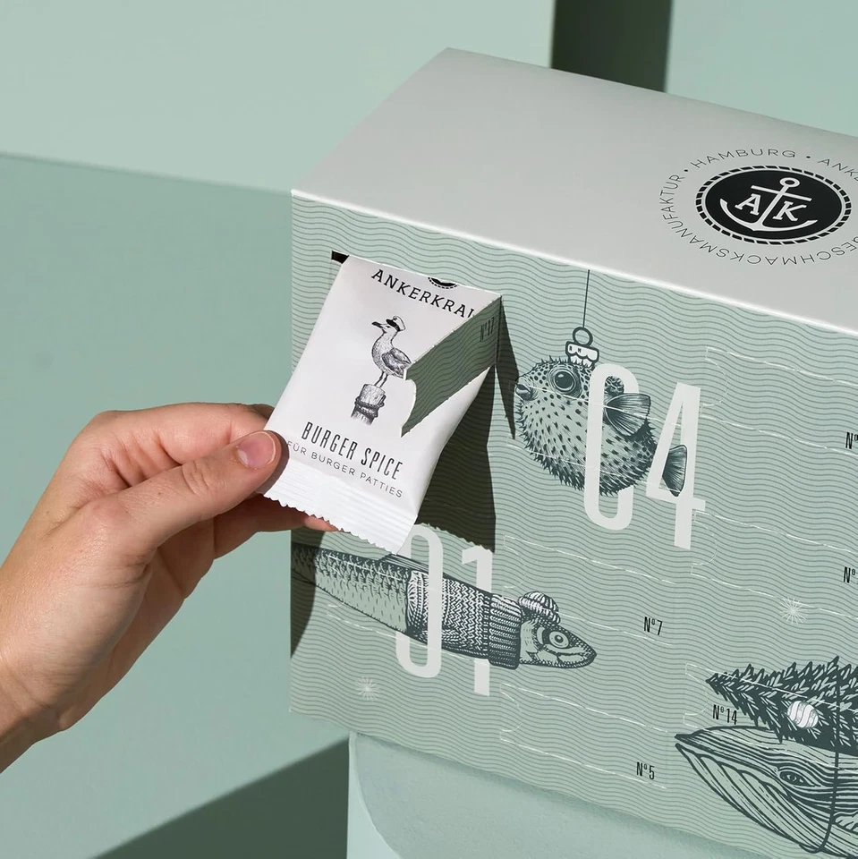 Ankerkraut Adventskalender 2025 Der Lütte – 24 Gewürze Probier Set Weihnachten - Bild 4 von 4