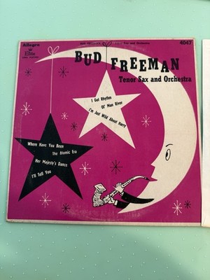 BUD FREEMAN Tenor Sax and Orchestra  1954 JAZZ   (10'' LP) Allegro 4047