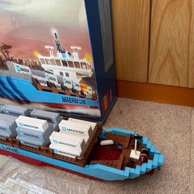 LEGO 10152 Maersk Line Container Ship Discontinued Set with Box & Manual