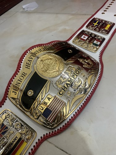 Jr Custom Belt Nwa Junior (jr) Heavyweight Championship belt,4mm Zinc,Dual Plated.real ...