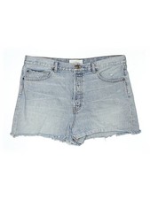 The Great. Women Blue Denim Shorts 31W