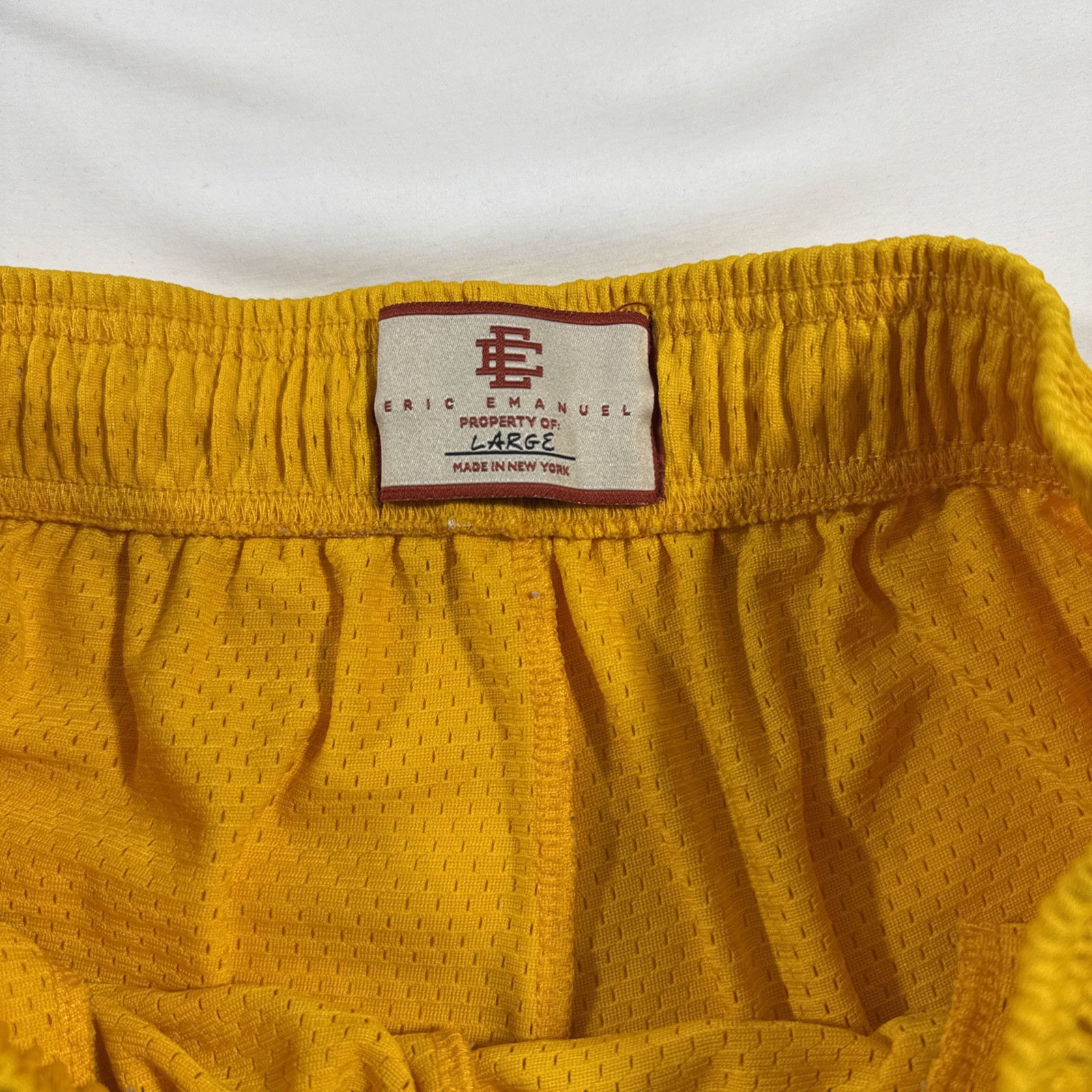 Eric Emanuel EE Basic Lightning Bolt Mesh Yellow … - image 4