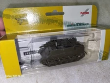 Herpa Minitanks US M7 B2 Self Propelled with 105MM Gun HO Scale #174