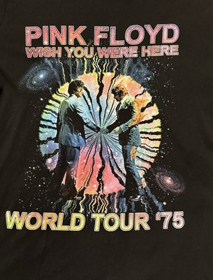Gorgeous Authentic Pre-owned Men s Pink Floyd Wish You Were Here  75 Tour Shirt