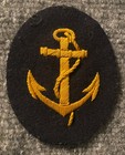 WWII WW2 KRIEGSMARINE WEHRMACHT MILITARY GERMAN NAVY NAVAL RANK RATING PATCH — photo 1