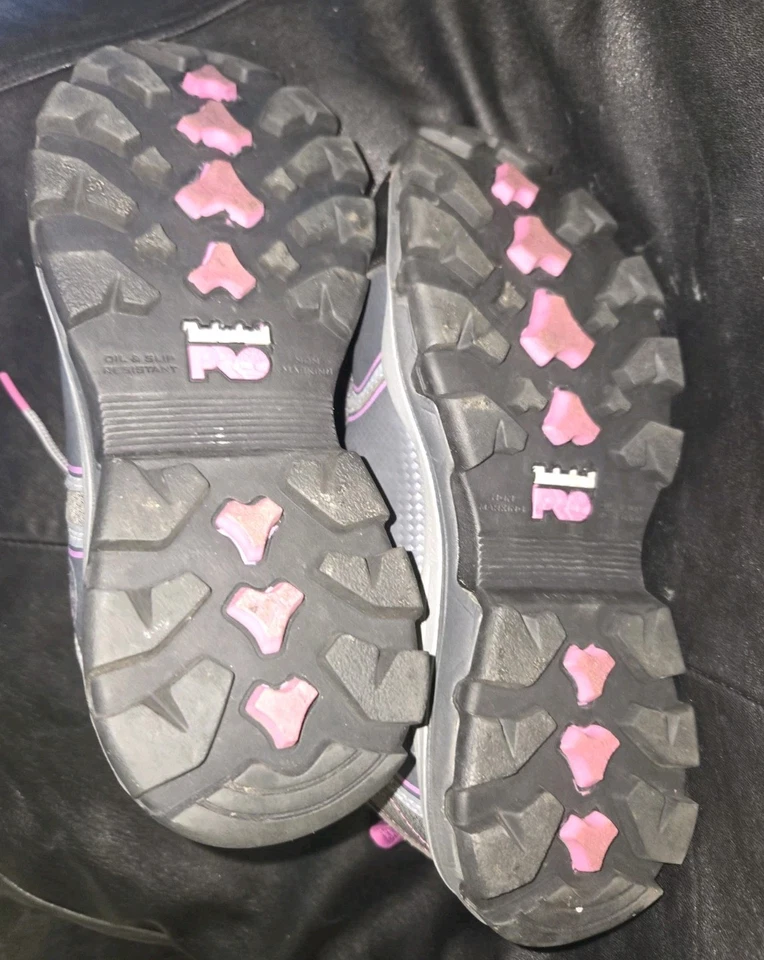 Timberland Zapatos de Senderismo Gris con Puntera de Acero Rosa Talla 6.5w Pro Rockscape Zapato de Trabajo Foto 4 de 4