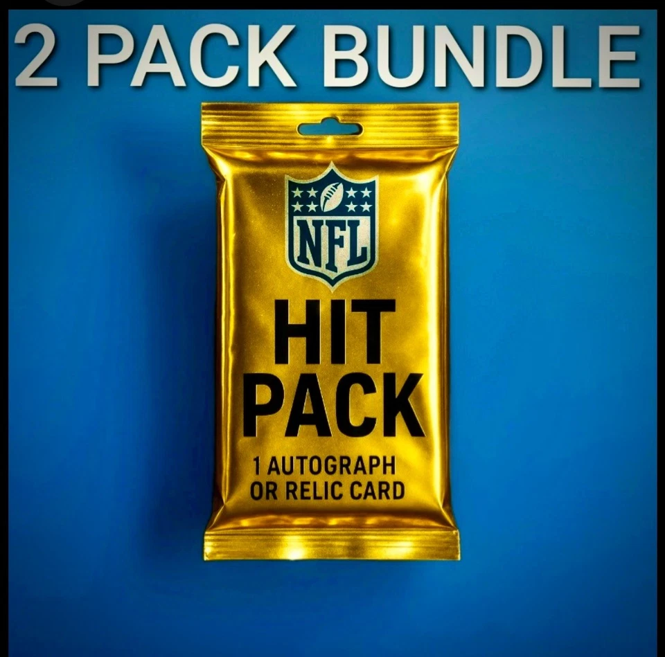 Paquete de 2 • PAQUETES DE ÉXITO DE NOVATO DE LA NFL DORADOS RAROS - RC, SSP, AUTOS, #d - 2+ AUTO/#d/SSP Foto 3 de 4