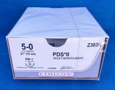 Box of 36 PDS II 5-0 - Model Z303H- 01/2030 - NEW