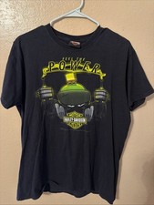 Harley Davidson Marvin The Martian Looney Tunes T-Shirt Large Lake Of The Ozarks