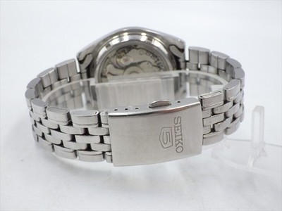 SEIKO 7S26-01V0 Seiko 5 Silver Automatic Day Date Men's