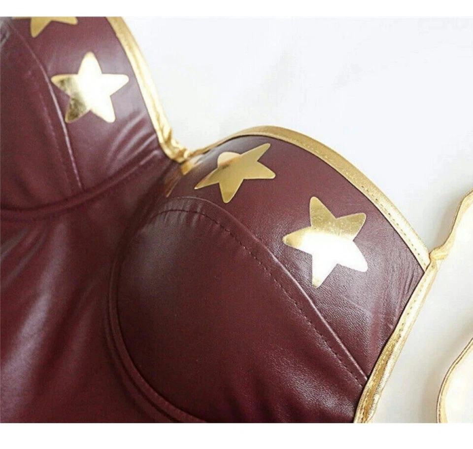 Anime Mujer Maravilla Disfraz Superhéroe Halloween Juegos con disfraces Vestido Conjunto Fiesta Traje Foto 4 de 4