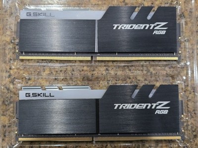 メモリー 32GB CL15 Sam B-die G.Skill DDR4-3200 ✓✓ G.SKILL TridentZ RGB 32GB (2x16GB) *14-14-14-34* 3200 MHz *B