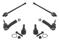 05-09 Fits Ford Mustang Lower Ball Joint Joints Inner and Outer Tie Rod Ends Kit