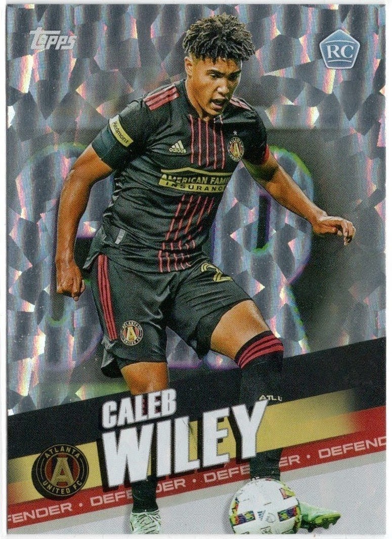 2022 Topps MLS Icy Foil Caleb Wiley Parallel Card #5