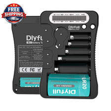 Universal LCD Battery Tester for AA AAA C D 9V - Accurate  Easy to Use