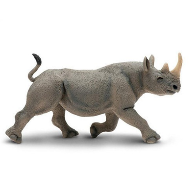 #ad Black Rhino Wild Safari Wildlife Figure Safari Ltd NEW IN STOCK $14.99