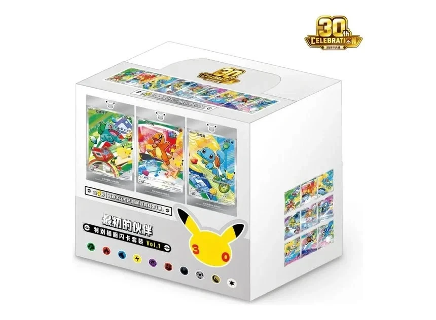 Pokemon S-Chinese 30th Anniversary First Partner Set Vol1 Sealed 1 Case (8 Box)