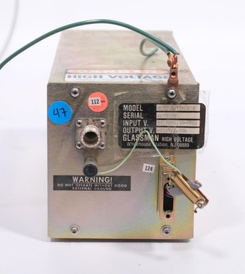 Glassman NEC592 12MX25N High Voltage Power Supply -25KV, 2.0MA