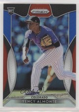2019 Panini Prizm Tier III Red White & Blue Prizm Yency Almonte #274 0c6