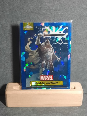 #ad 2024 Topps Chrome Marvel Sapphire Black Knight #105 Near Mint $3.00