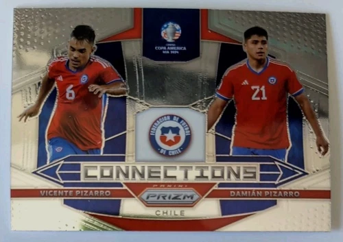 2024 Panini Prizm Copa America 2024 Vicente & Damian Pizarro Connections