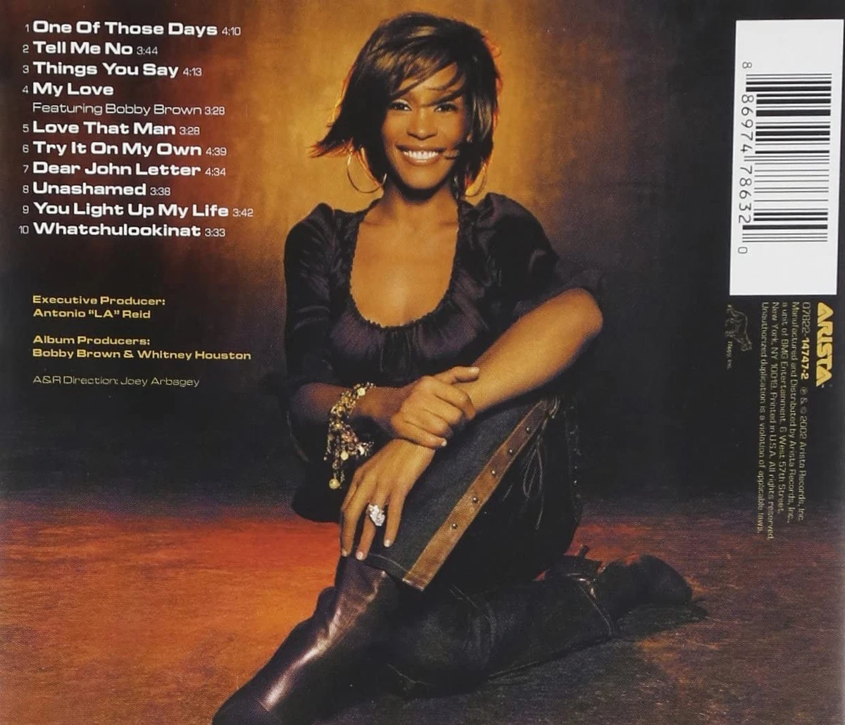 Whitney Houston just whitney (CD) (Importación USA)