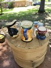 Antique Vintage Group Lot Of Miniature Toby Mugs Marked Japan and unmarked — photo 4