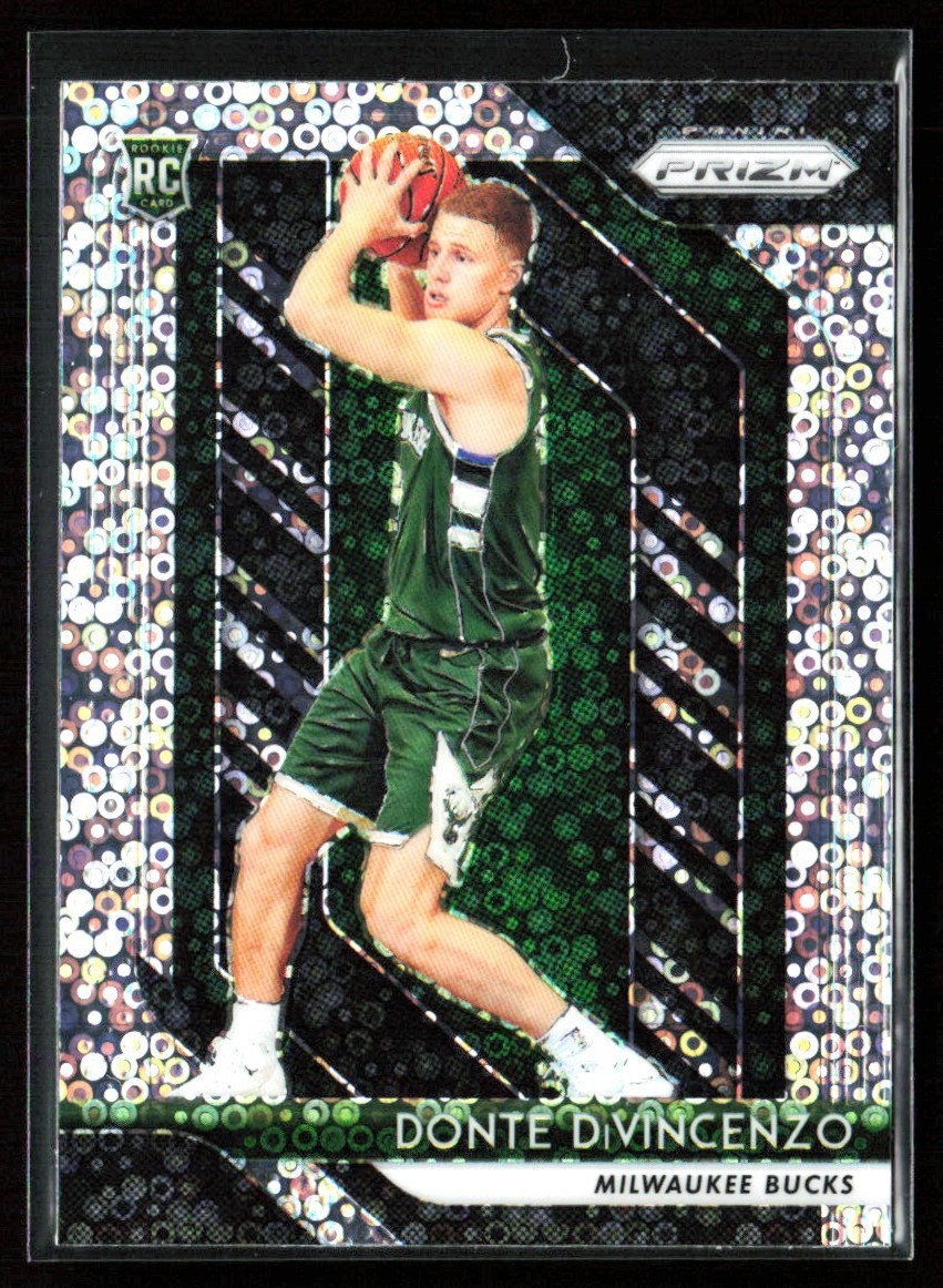 Donte DiVincenzo 2018-19 Panini Prizm Fast Break RC #246 Milwaukee Bucks