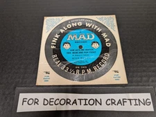 Vintage Fink Along With MAD Mike Russo 5" Flexi Disc Record Comic Book Insert