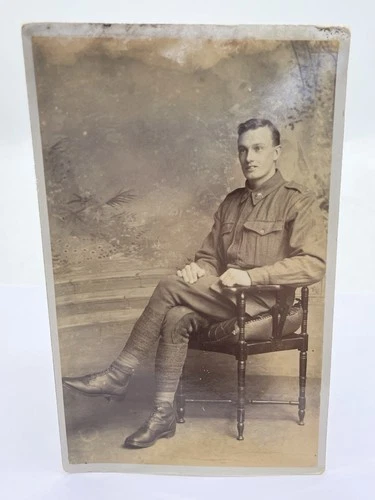 WW1 Australian Commonwealth Military Forces Portrait Photograph