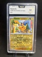 Carte Pokémon Pikachu 018/091 Reverse EV4.5 DESTINÉES DE PALDEA FR PCA 9,5