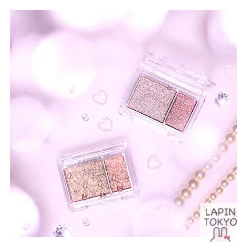[NEW] CANMAKE Royal Pearl Eyes  2-Color Eyeshadow Palette  0.08 oz (2.4 g) (02 - Image 3 of 4