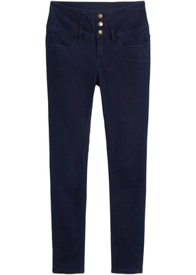 Skinny Jeans High Waist Shaping Thermojeans Gr. 48 Dunkelblau Damen-Jeans Neu