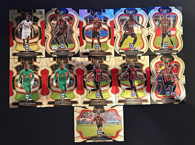 Panini Select Serie A 2023-24 AC Milan Fußball 11 Karten Lot