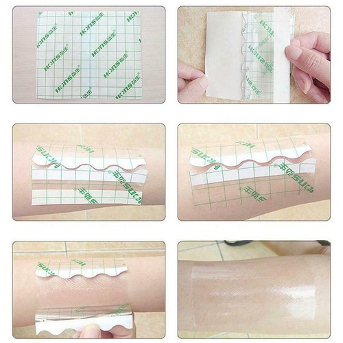 100pcs/pack Waterproof Plaster Adhesive Wound Dressing Bandage Tape Fixer Cl9f3 - Picture 11 of 11