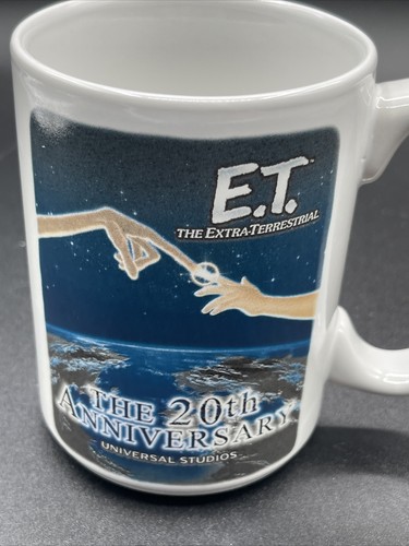 E.T. Mug - 20th Anniversary 2002 Universal Studios - 5" Ceramic Big Mug - Picture 2 of 6