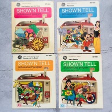 General Electric Show N Tell Picturesound Program Book and Record Lot of 4