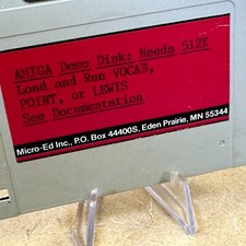 DEALER DEMO DISK --- COMMODORE AMIGA Computers - VERY RARE --- MICRO-ED INC