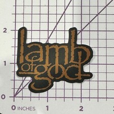 Lamb of God Virginia Heavy Metal Band Logo Vinyl Decal Sticker Bomb Groove Metal