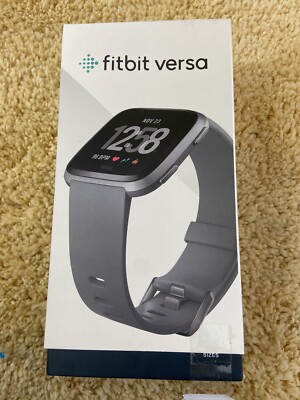 Fitbit - Versa Fitness Smartwatch - Black OPEN BOX