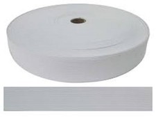 3/4" by 50-Yard White Knitted Polyester Elastic Spool for Underwear Pajama usa