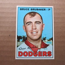 Bruce Brubaker 1967 Topps #276 Los Angeles Dodgers EX