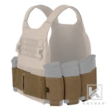 KRYDEX Elastic Carry Cummerbund Mag Pouch For LBT LBX FCPC Slickers Coyote Brown