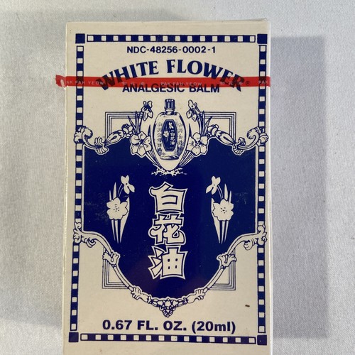 White Flower External Analgesic Balm Oil Authentic US Import 0.67 FL OZ